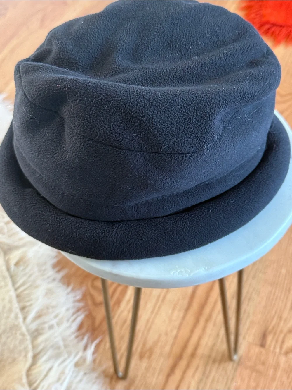 Merona Black Fleece Bucket Hat